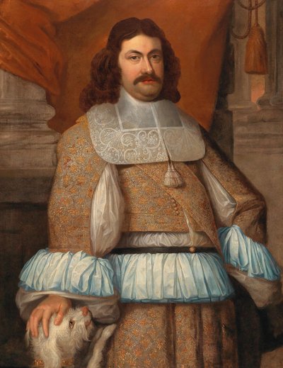 Ranuccio II Farnese 1630-1694, Parma Dükü portresi. by Frans, Denys
