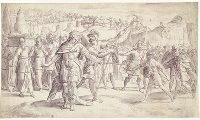 İsrail Halkı Nehri Geçti Joshua Tarihi, ? (4?) (dizi başlığı) by Frans Francken (I)