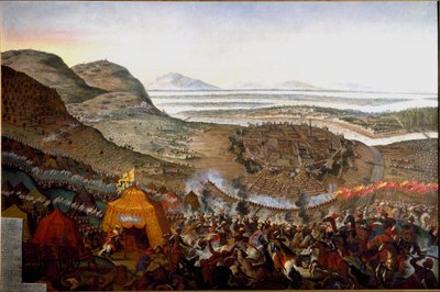 Kahlenberg tepesinde 12/09/1683 tarihinde Viyana Savaşı