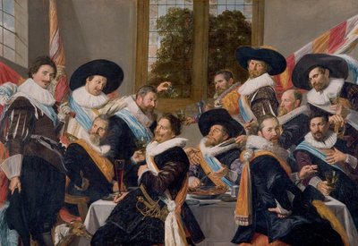Calivermen Sivil Muhafızları Subayları Ziyafeti by Frans Hals