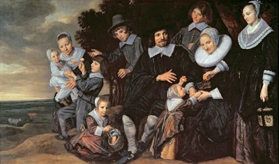 Bir Peyzajda Aile Grubu, c.1647-50 by Frans Hals