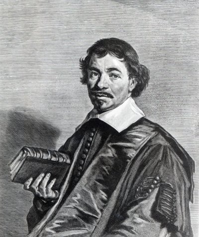 Johannes Hoornbeek, Jonas Suyderhoef tarafından oyulmuş by Frans Hals