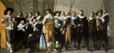 Yüzbaşı Reynier Reael Komutasındaki Bölge XI Milis Bölüğü, "Yetersiz Bölüğü" olarak bilinir, 1637 by Frans Hals