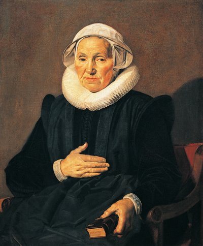 Sarah Andriesdochter Hessix'in Portresi by Frans Hals