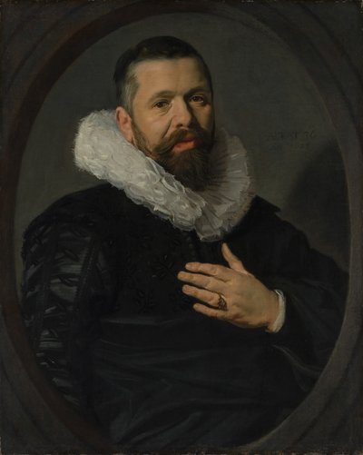 Rufflı Sakallı Bir Adamın Portresi, 1625. by Frans Hals