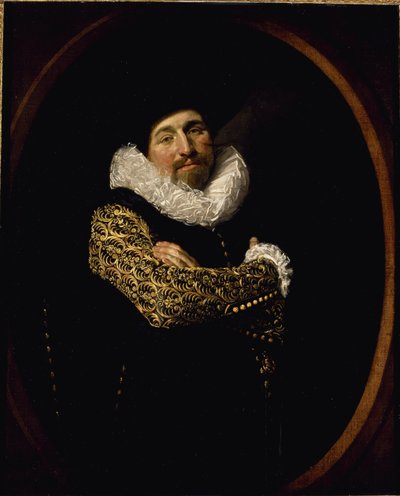 bir adamın portresi by Frans Hals