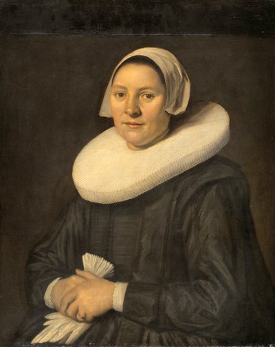 Bir kadının portresi, c17. yüzyıl. by Frans Hals