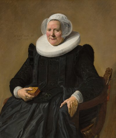 Yaşlı Bir Kadının Portresi by Frans Hals