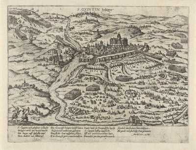 Saint-Quentin Kuşatması, 1557 S. Quintin belägert (nesne üzerindeki başlık) Seri 2: Hollanda