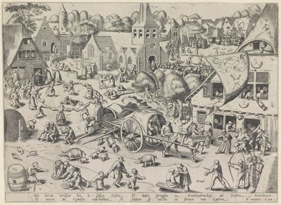 Hoboken Fuarı by Frans Hogenberg