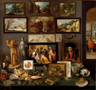 Sanat ve merak dolabı (Resim by Frans II Francken