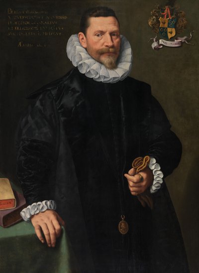 Petrus Richardus'un Portresi (panel üzerine yağlıboya) by Frans II Pourbus