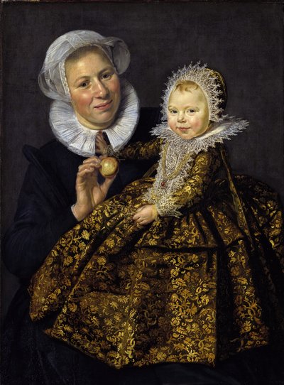 Catharina Hooft ve Hemşiresi by Frans I Hals