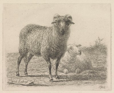 koç ve koyun by Frans Lebret