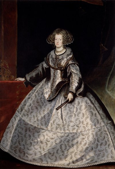 Macaristan Kraliçesi Avusturyalı Maria by Frans Luycx