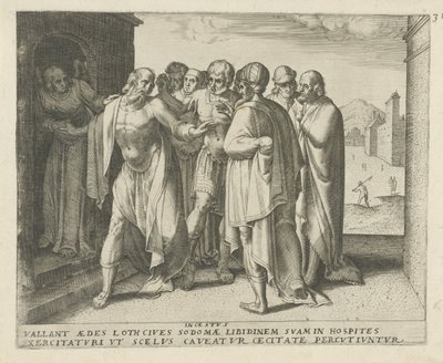 Kader, kalabalığa sakinleşmeleri için nasihat ediyor Ensest (nesne üzerindeki başlık) Kader Tarihi (dizi adı) by Frans Menton