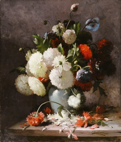 Taş Çıkıntıdaki Şakayıklar by Frans Mortelmans