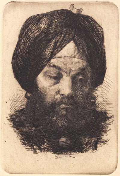 türbanlı adam by Frans Schwartz