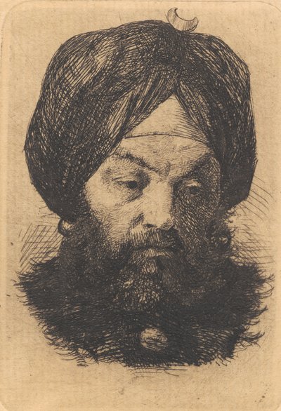 türbanlı adam by Frans Schwartz