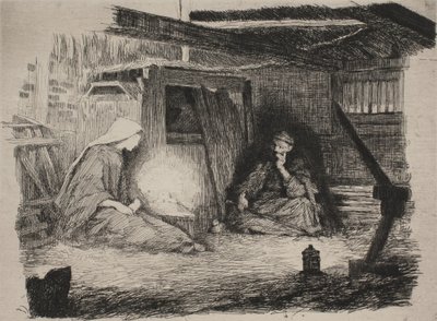 Noel sabahı Mary, Çocuk İsa ve Yusuf by Frans Schwartz