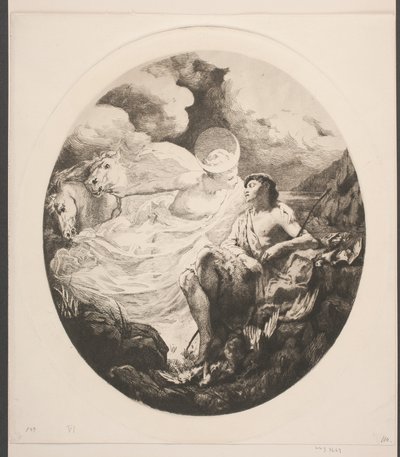 Selene ve Endymion by Frans Schwartz