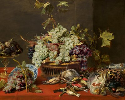 Üzüm ve Oyun ile Natürmort, c. 1630. by Frans Snyders