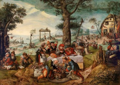 İnsan Deliliklerinin Alay Edilmesi by Frans Verbeeck