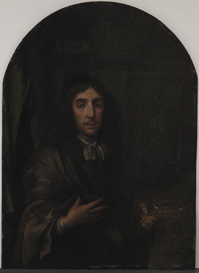 Bir Ressamın Portresi by Frans van I Mieris