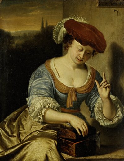 Kaçan Kuş: İffet Alegorisi by Frans van Mieris (I)