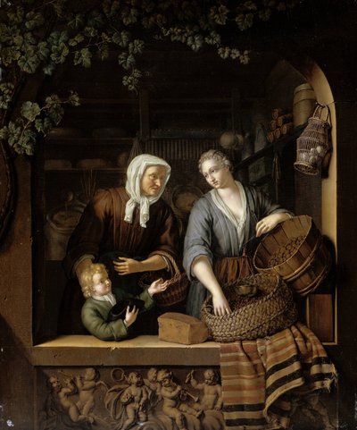 Bakkal bakkal by Frans van Mieris (II)