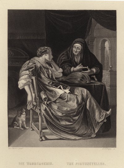 Falcı by Frans van Mieris