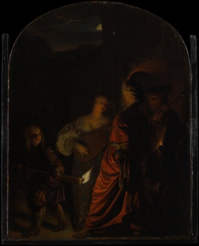 Serenat, ca. 1678-80. by Frans van Mieris