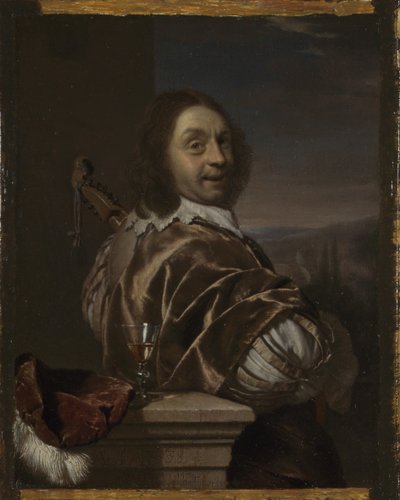 Cittern ile Otoportre, 1674 by Frans van Mieris the Elder