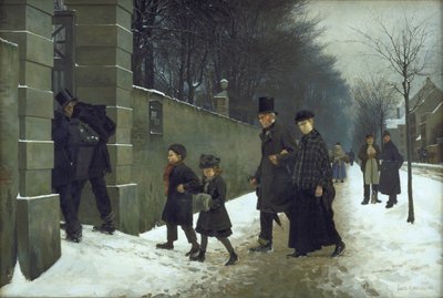 Bir cenaze by Frants Henningsen