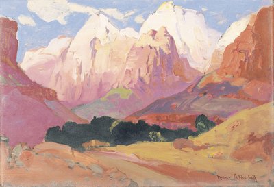 Grand Tetons (gemide yağ) by Franz A. Bischoff