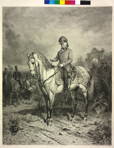 Joseph Count Radetzky of Radetz (gravür) by Franz Adam