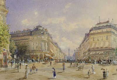 Rue de la Paix, Paris, 1886 by Franz Alt