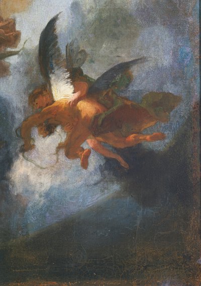 Melekler, Franz Anton Maulbertsch (1724-1796) tarafından yazılan Cizvitlerin Tüm Dünyaya Misyonu Alegorisinden detay. Almanya by Franz Anton Maulbertsch