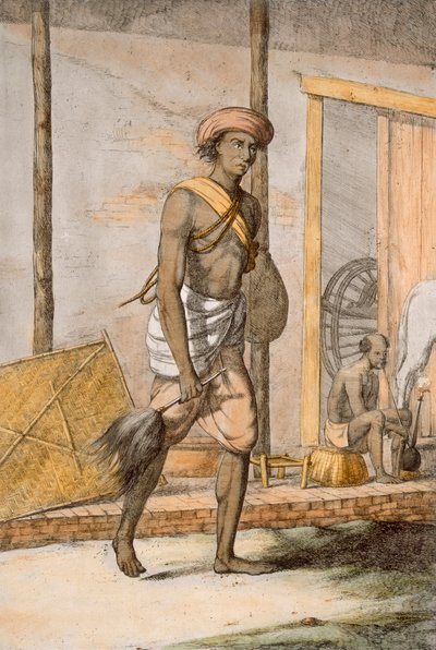 Damat, 'Hindular veya Görgü, Kostüm ve Törenlerinin Açıklaması'ndan, c.1808-12 (renkli gravür) by Franz Balthazar Solvyns