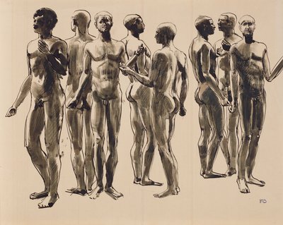 Sekiz erkek çıplak by Franz Barwig d. Ä.