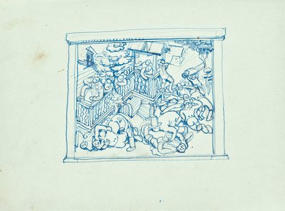 kavga eden köylüler by Franz Barwig d. Ä.