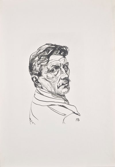 kendi kendine portre by Franz Barwig d. Ä.