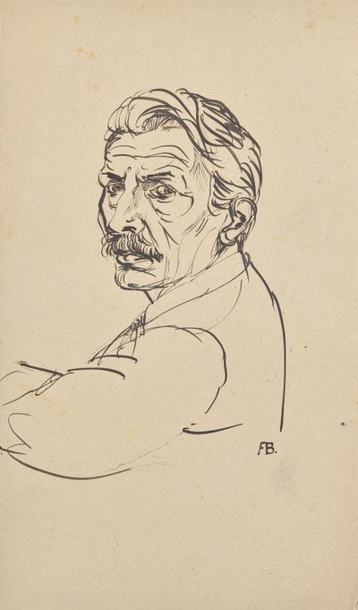 kendi kendine portre by Franz Barwig d. Ä.