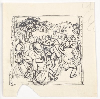 dans eden köylüler by Franz Barwig d. Ä.