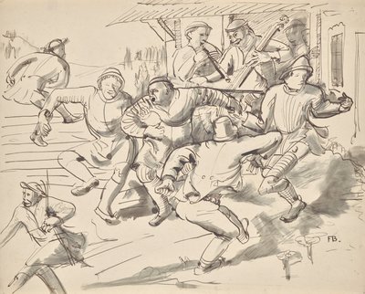 dans eden köylüler by Franz Barwig d. Ä.