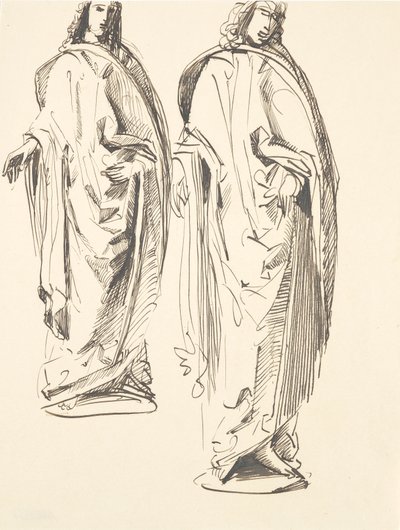 John için iki tasarım by Franz Barwig d. Ä.