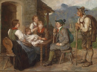 Salon-Tiroller by Franz Defregger