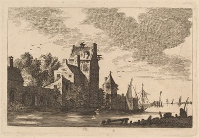 Girişteki Evler by Franz Edmund Weirotter