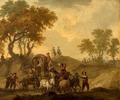 Bagaj Vagonu ile Manzara by Franz Ferg