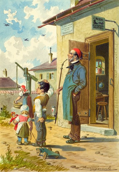 Usta kunduracı by Franz Gerasch